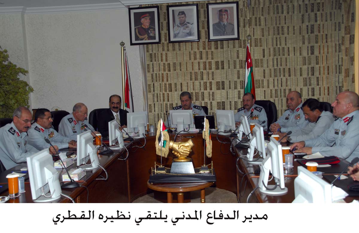 مدير الدفاع المدني يبحث تفعيل التعاون مع نظيره القطري