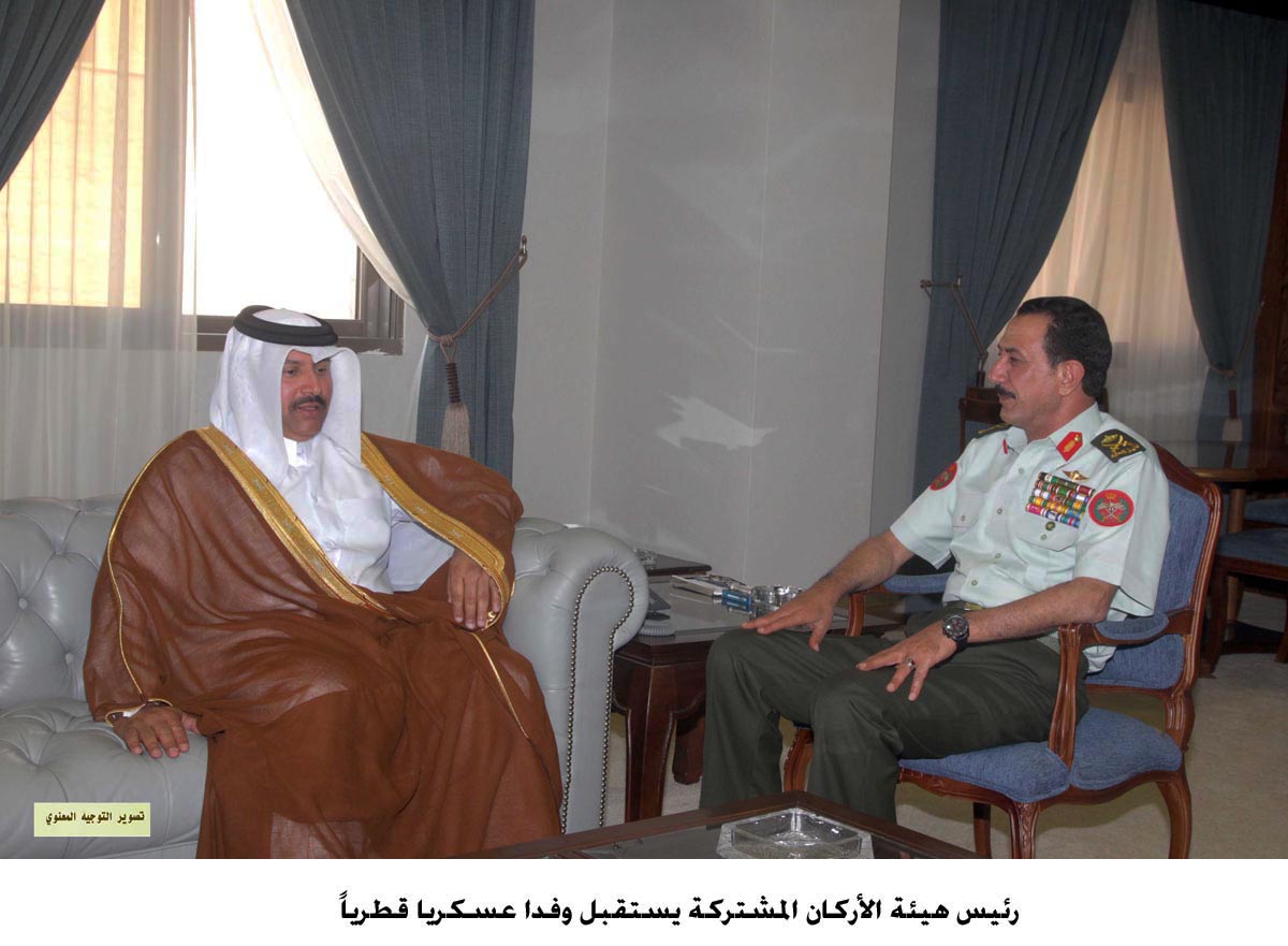 Jordan, Qatar discuss military ties