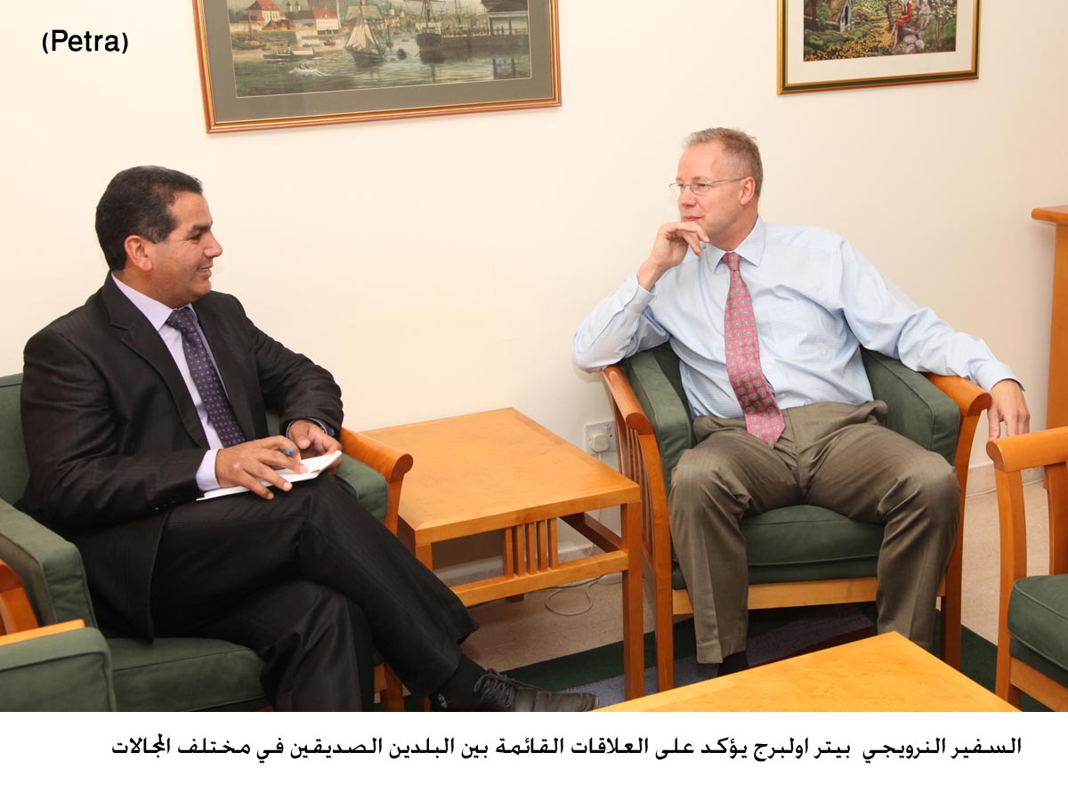 Norwegian ambassador in Amman not optimistic with the peace process