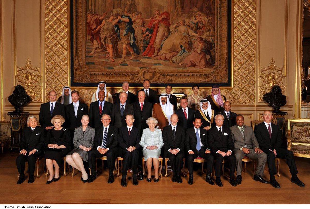 King, Queen participate in ceremony marking the Diamond Jubilee of Queen Elizabeth II