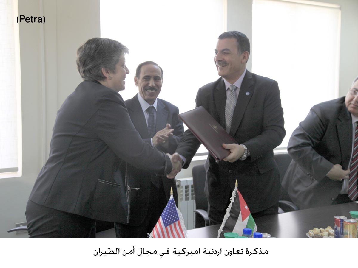 Jordan, U.S. seal aviation agreement