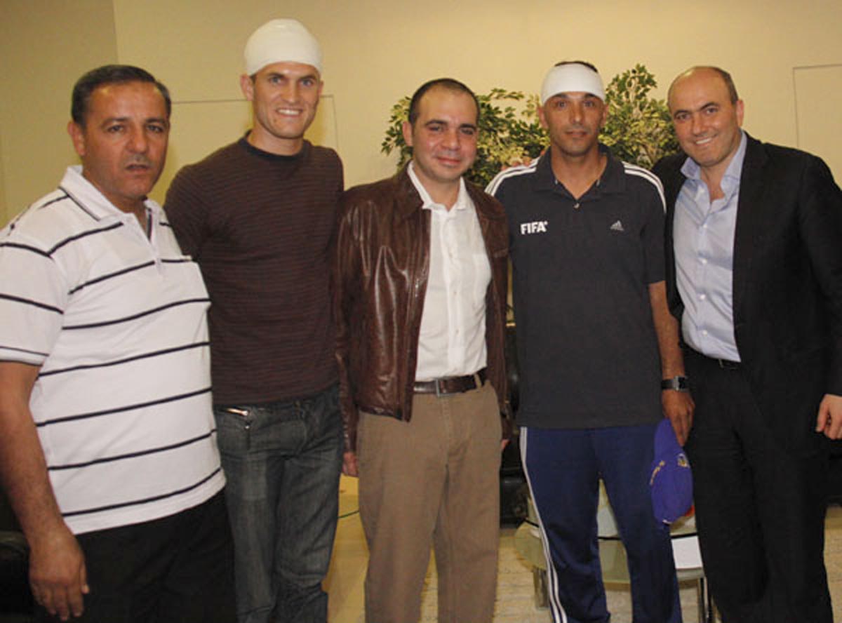 الامير علي يطمئن على الحكمين مخادمة وفراية