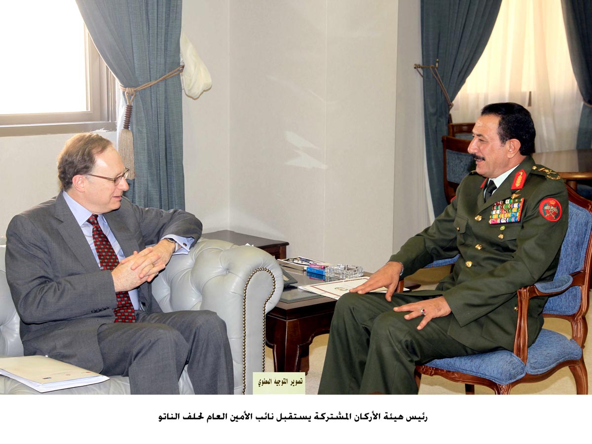 الزبن يستقبل نائب الأمين العام لحلف الناتو