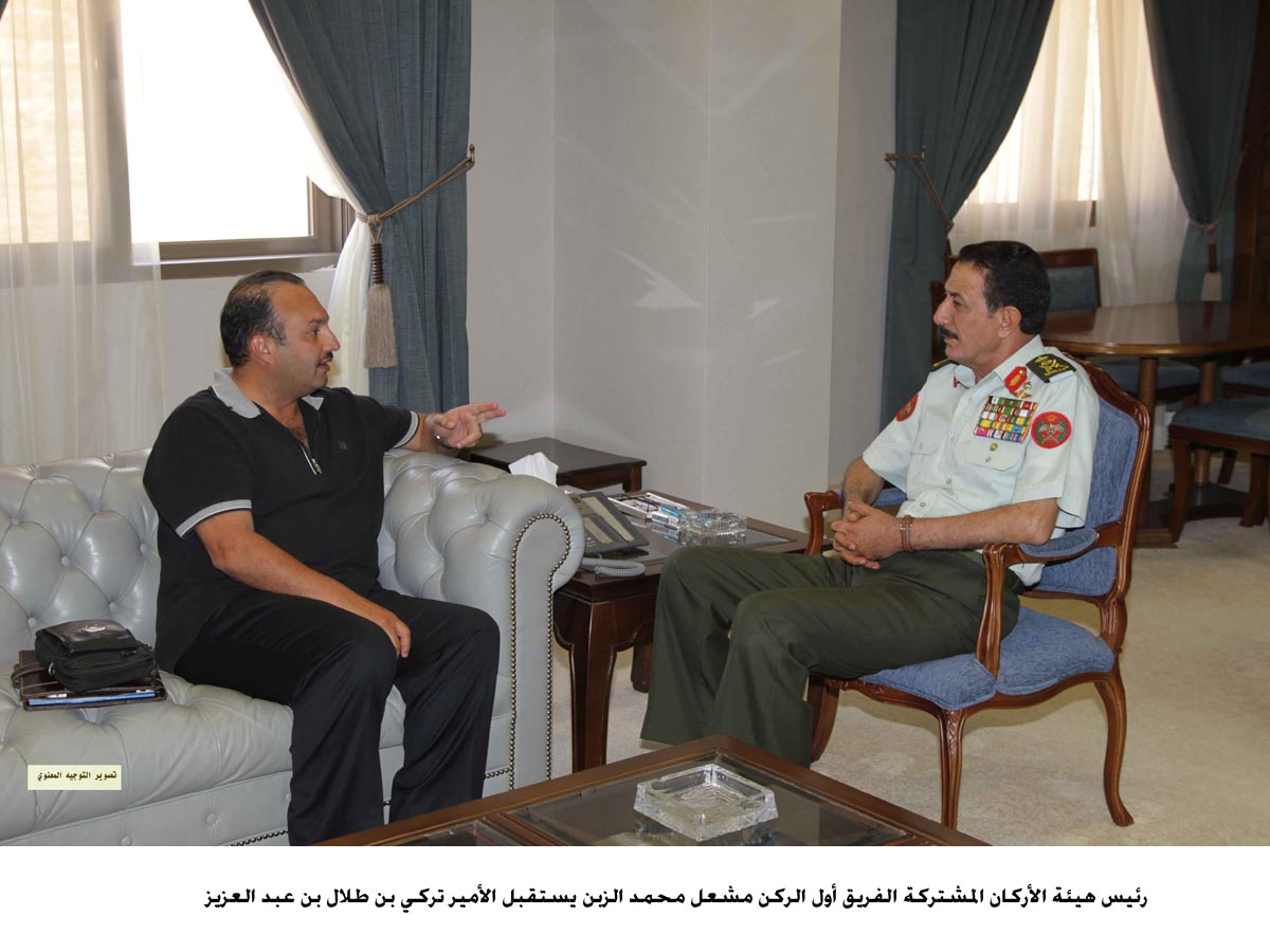 الزبن يستقبل الأمير تركي بن طلال بن عبد العزيز