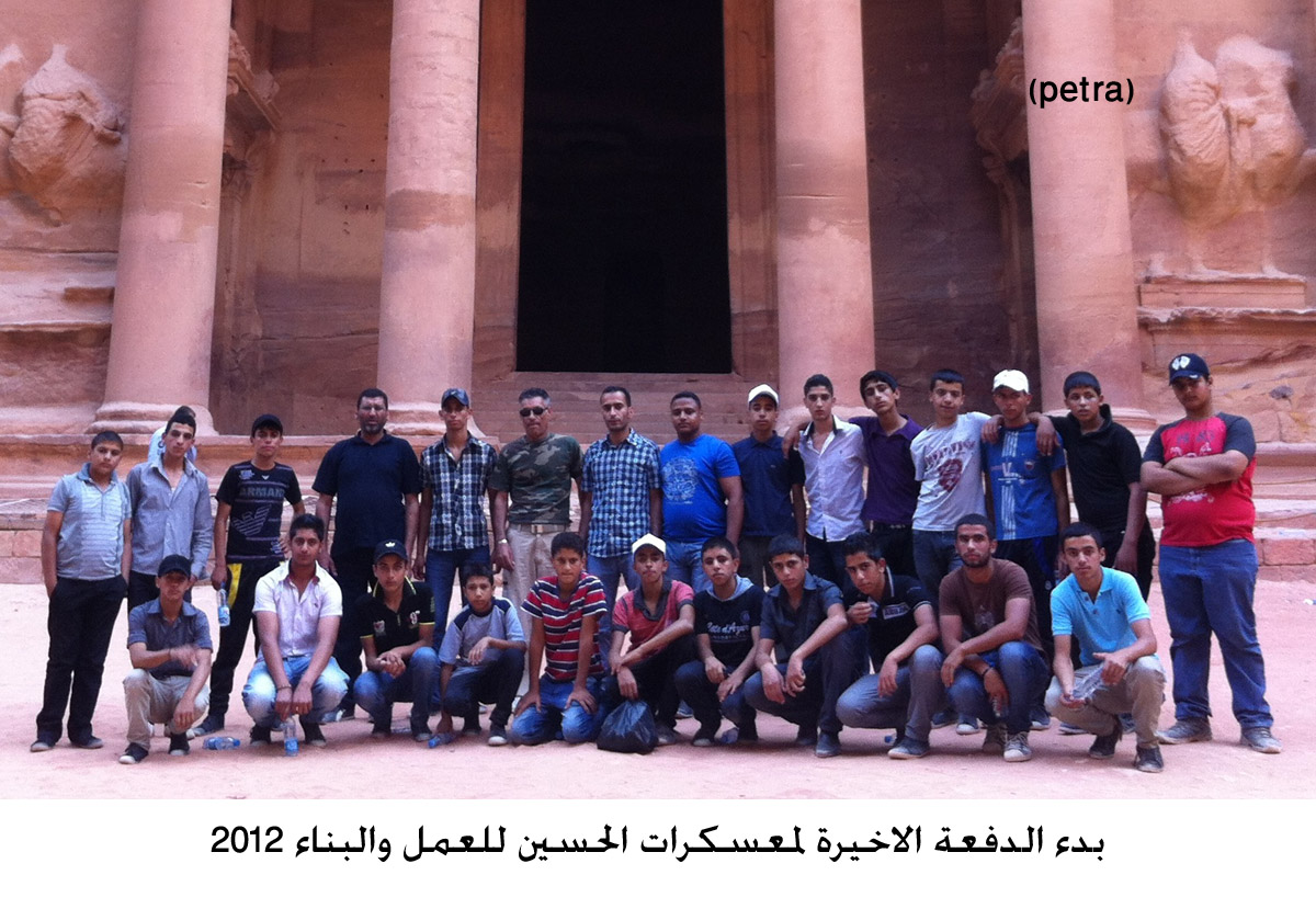 بدء الدفعة الاخيرة لمعسكرات الحسين للعمل والبناء 2012