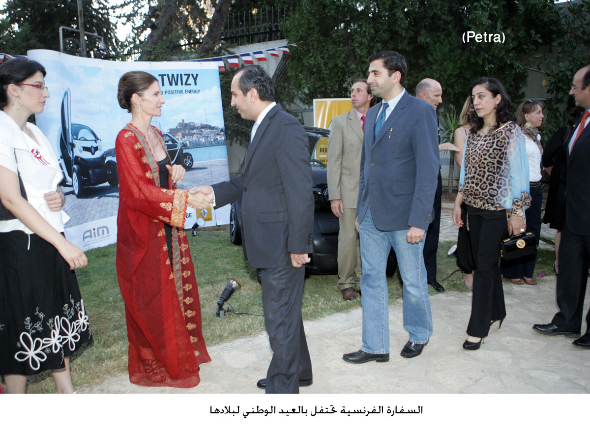 السفارة الفرنسية تحتفل بالعيد الوطني لبلادها