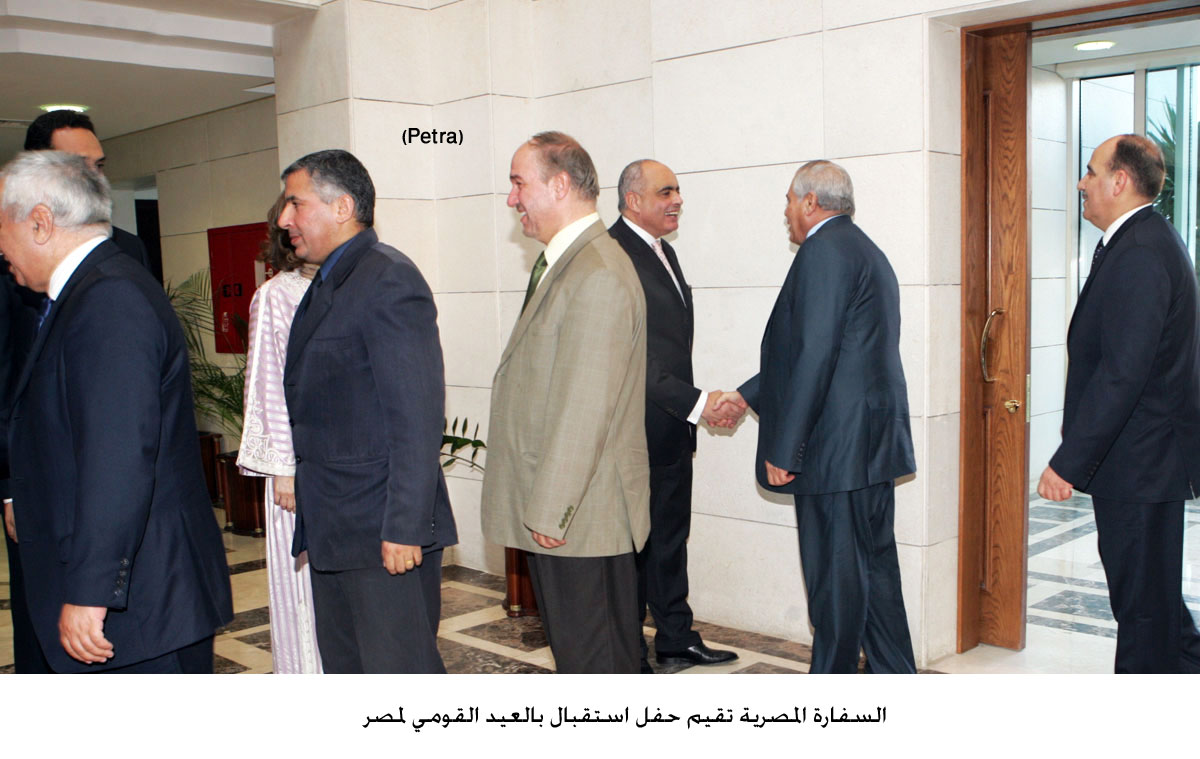 السفارة المصرية تقيم حفل استقبال بالعيد القومي لمصر