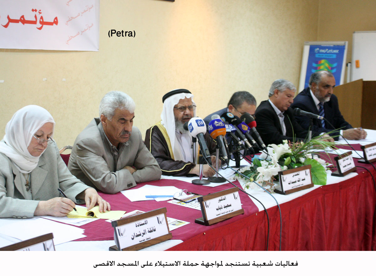 فعاليات شعبية تستنجد لمواجهة حملة الاستيلاء على المسجد الاقصى