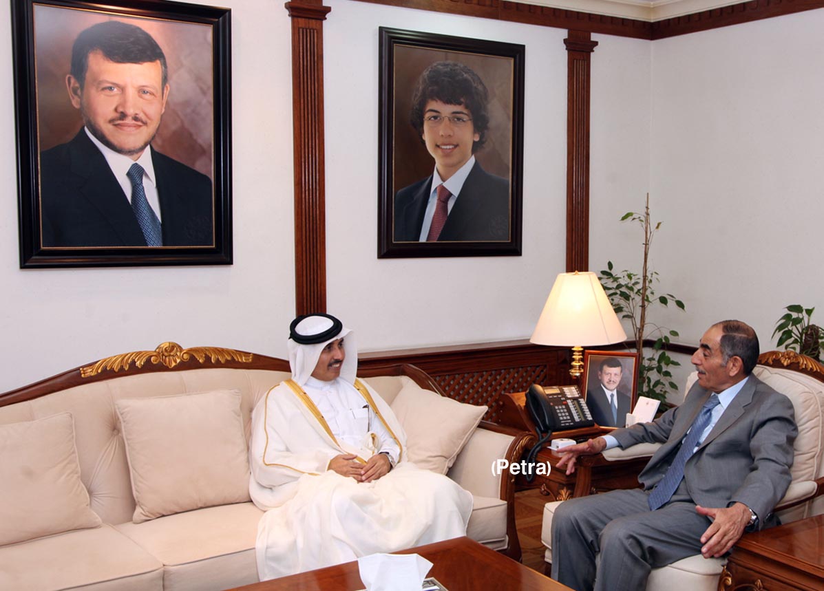 Jordan, Qatar discuss closer ties