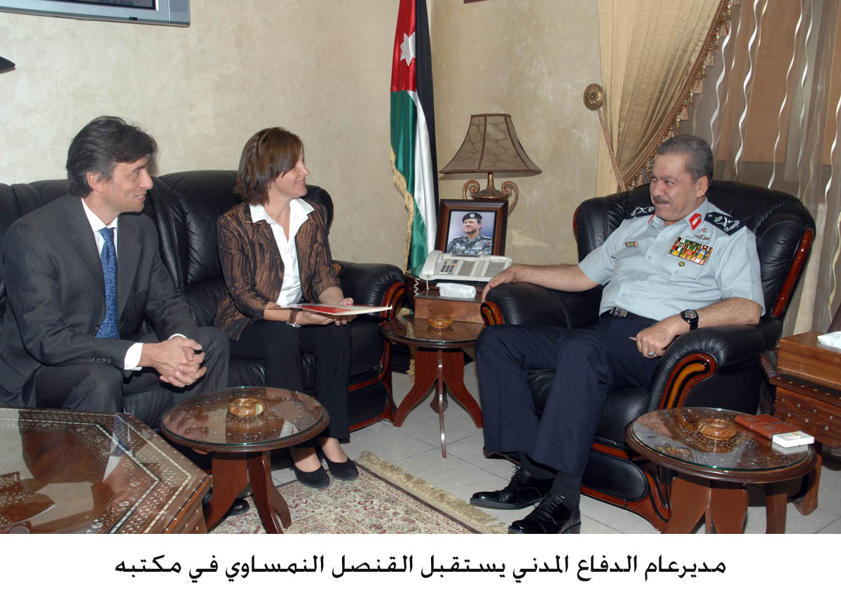 مديرعام الدفاع المدني يستقبل القنصل النمساوي في مكتبه