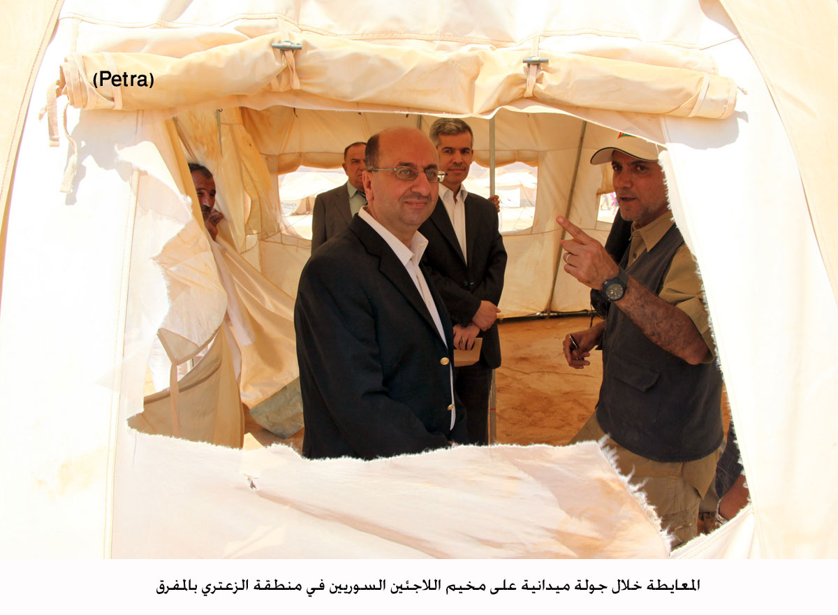 المعايطة يؤكد تقديم التسهيلات لوسائل الاعلام فيما يتعلق بمخيمات اللاجئين السوريين