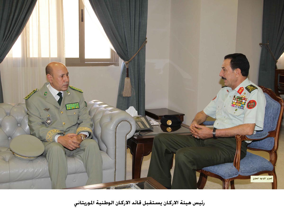Army chief meets Mauritanian military official