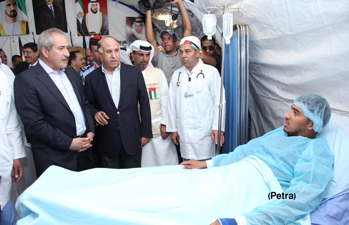 جودة: افتتاح مخيم آخر للاجئين السوريين برباع السرحان بدعم اماراتي