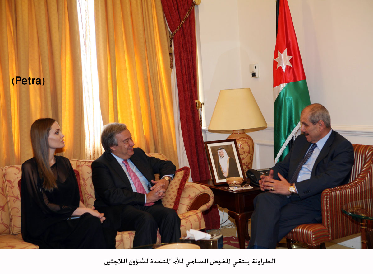 الطراونة يلتقي المفوض السامي للأمم المتحدة لشؤون اللاجئين