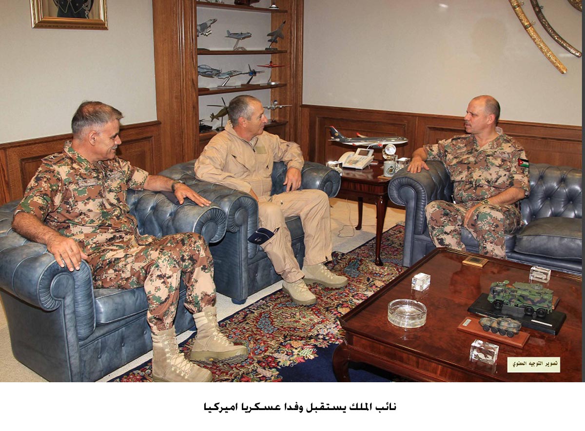 نائب الملك يستقبل وفدا عسكريا اميركيا