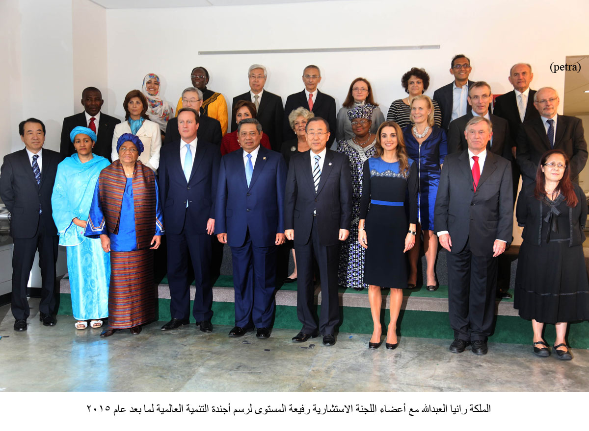 الملكة رانيا العبدالله تشارك في الاجتماع الأول للجنة وتلتقي ناشطين من المجتمع المدني في نيويورك