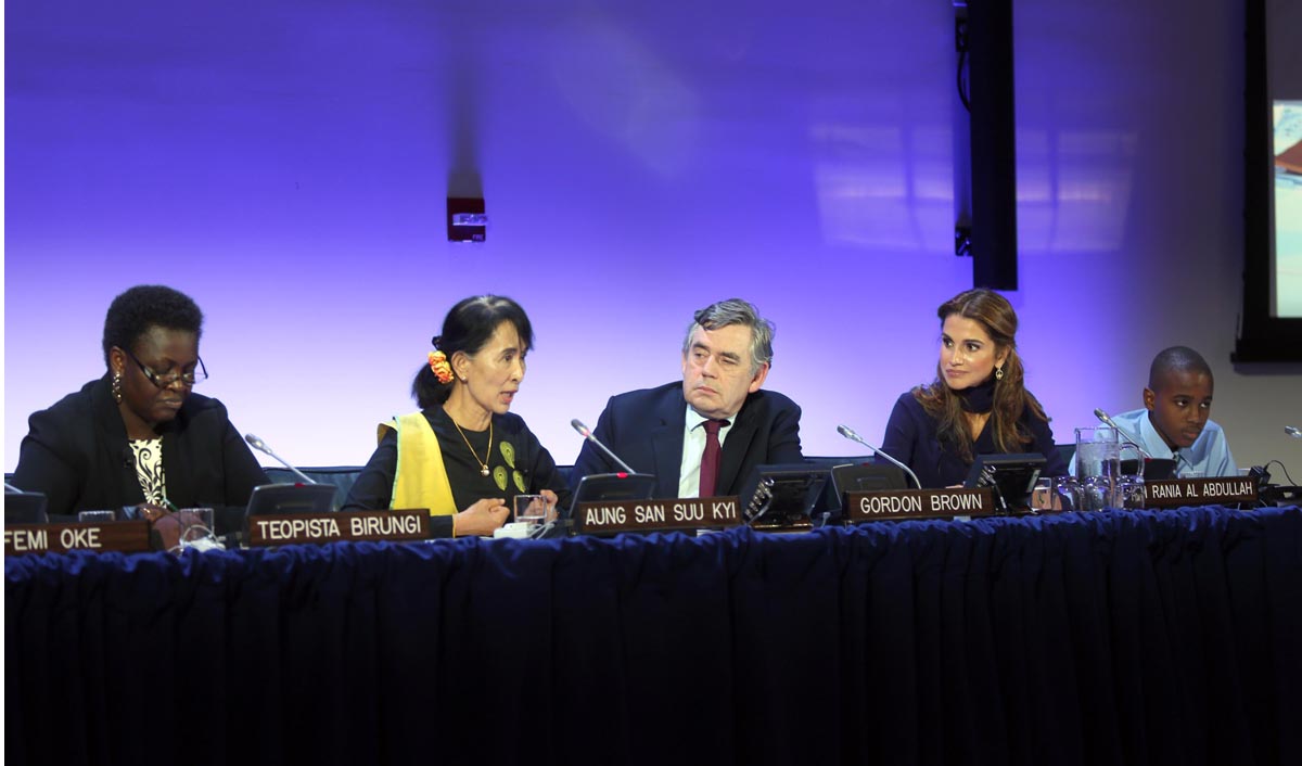 الملكة رانيا العبدالله تشارك في جلسة حول مبادرة أمين عام الأمم المتحدة "التعليم أولاً"