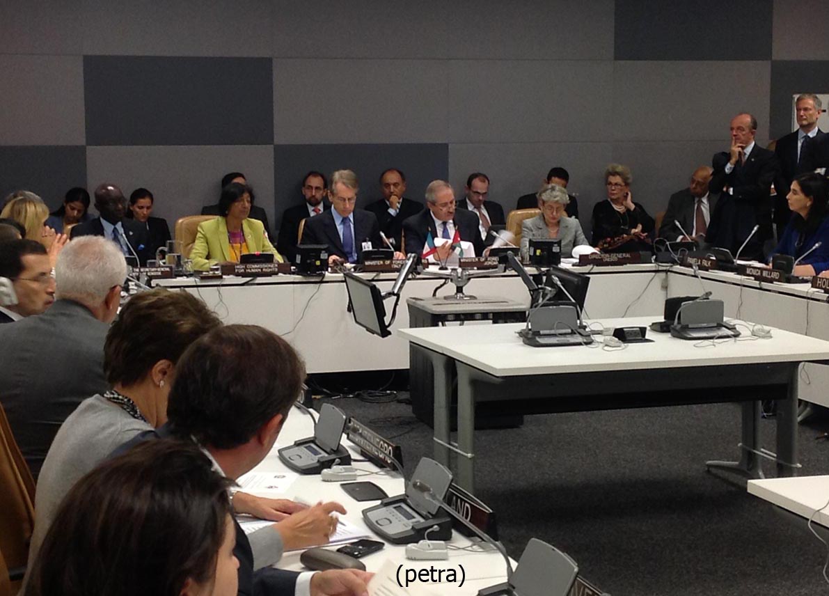 وزير الخارجية ونظيره الايطالي يرأسان جلسة عمل حول التسامح الديني في نيويورك