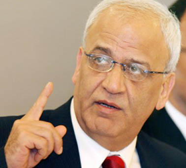 عريقات: لا تراجع عن مشروع فلسطين دولة غير عضو بالجمعية العامة