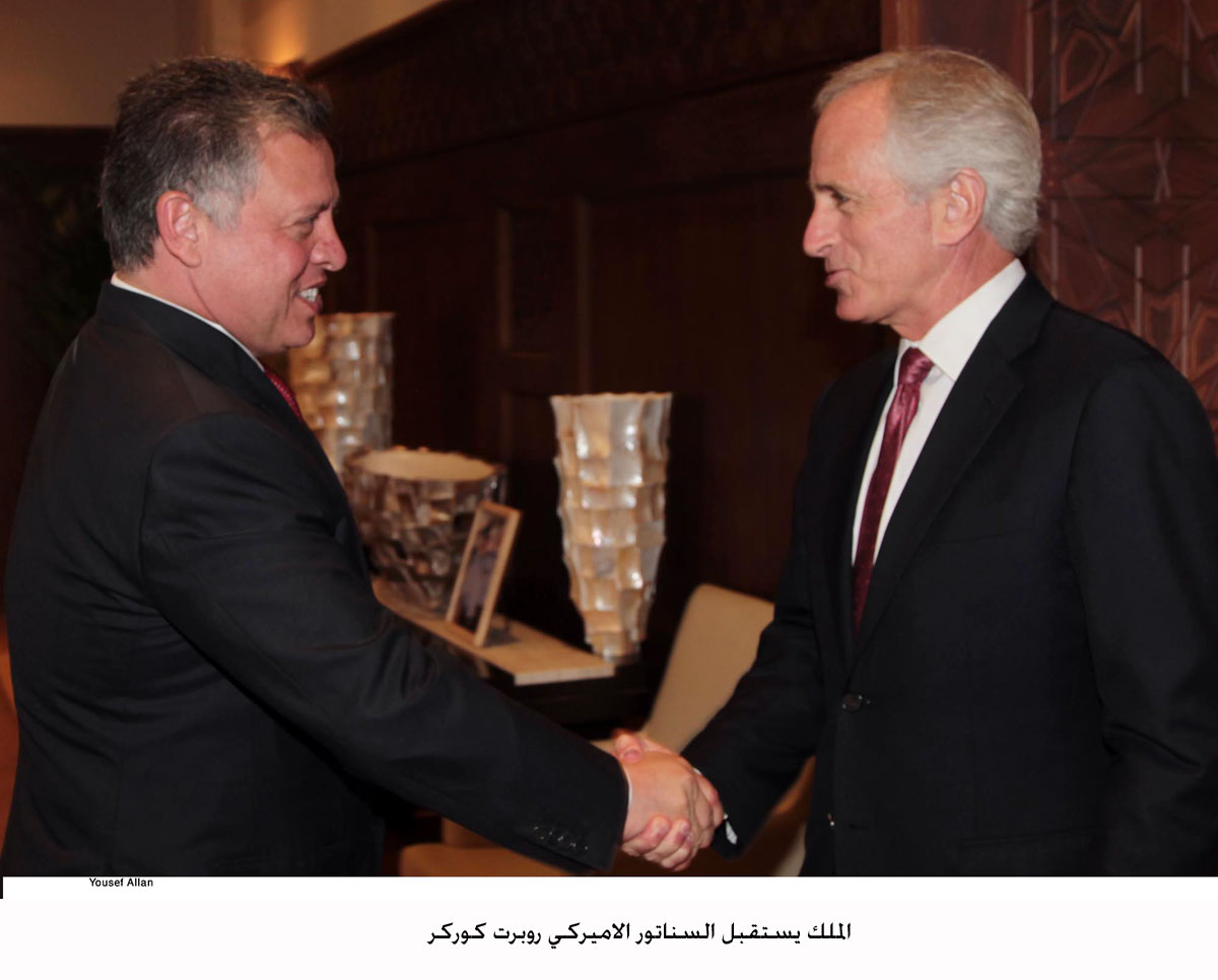 King meets U.S. Senator on ties, region