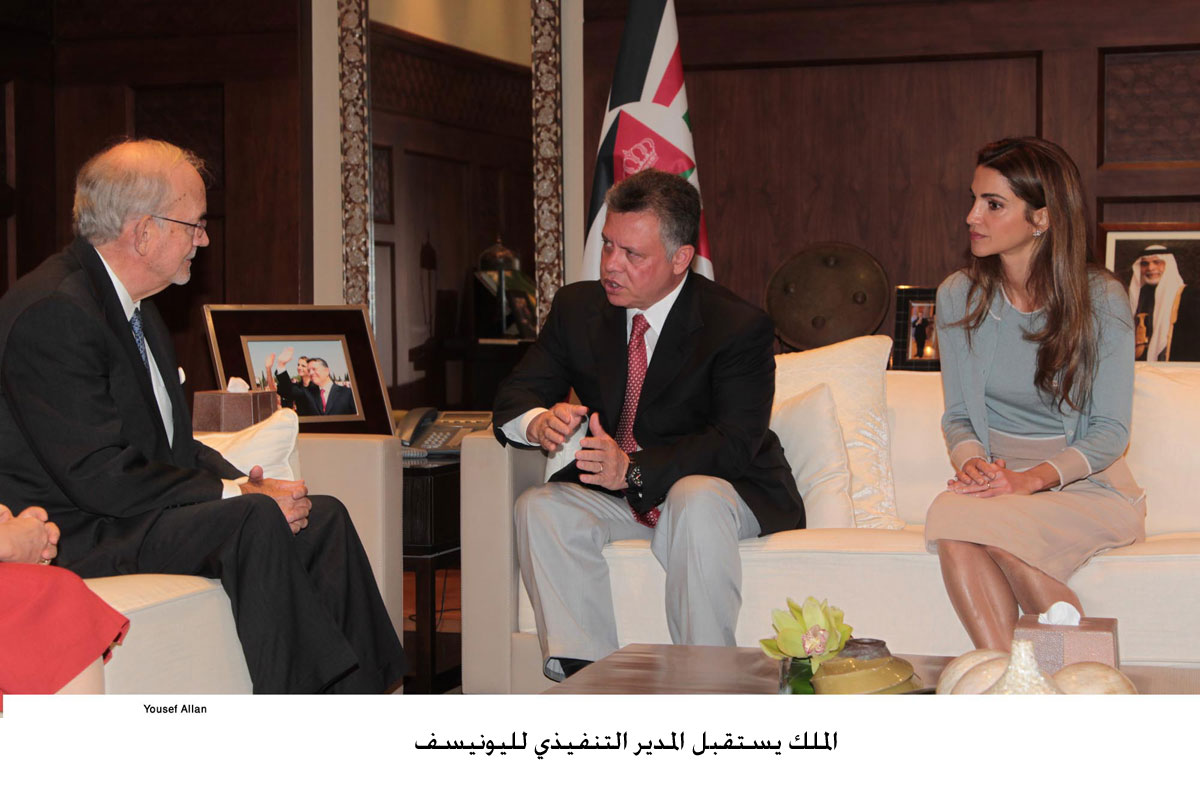 King discusses cooperation with UNICEF
