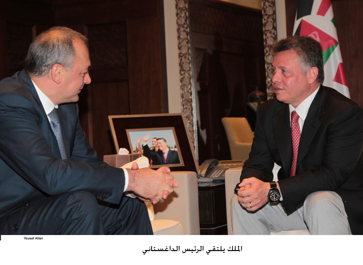 King, Dagestan president discuss ties, region