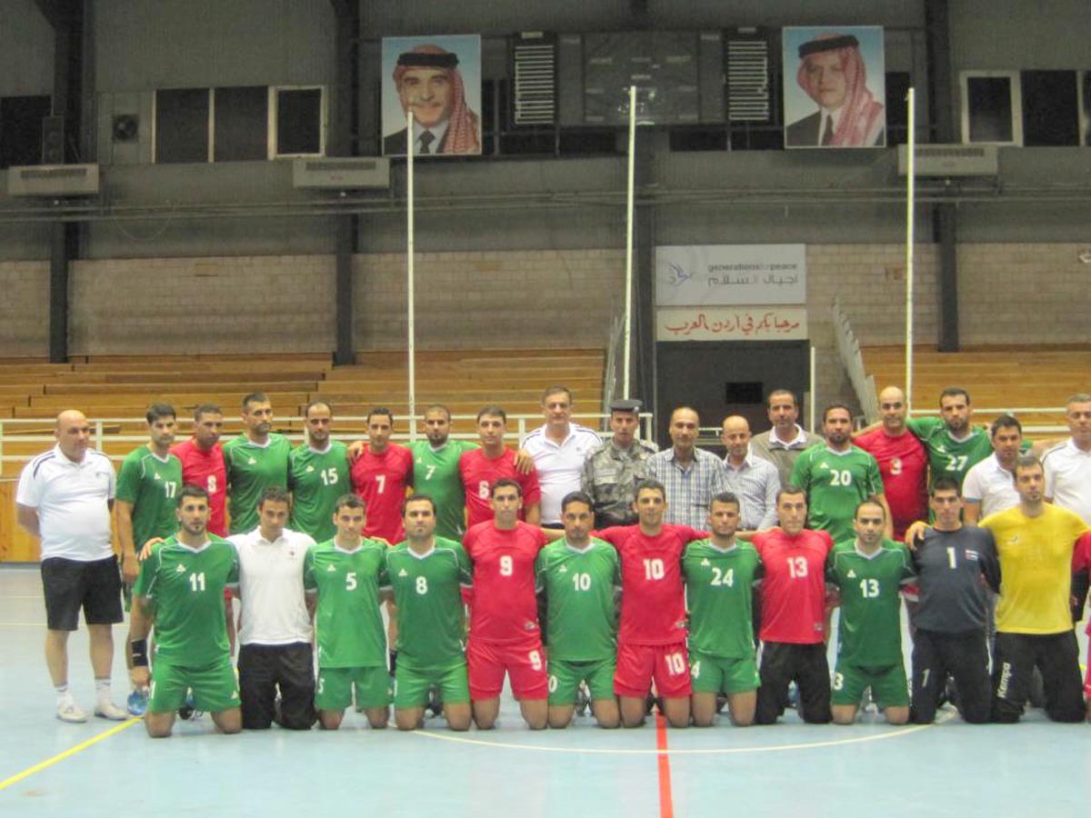 فوز فريق الدرك لليد على نظيره العراقي