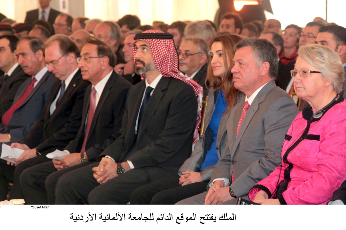 King opens permanent premises of German-Jordanian university
