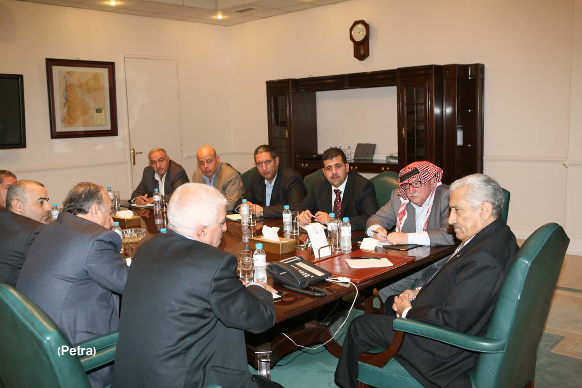 PM meets Jordanian Contractors Association Council