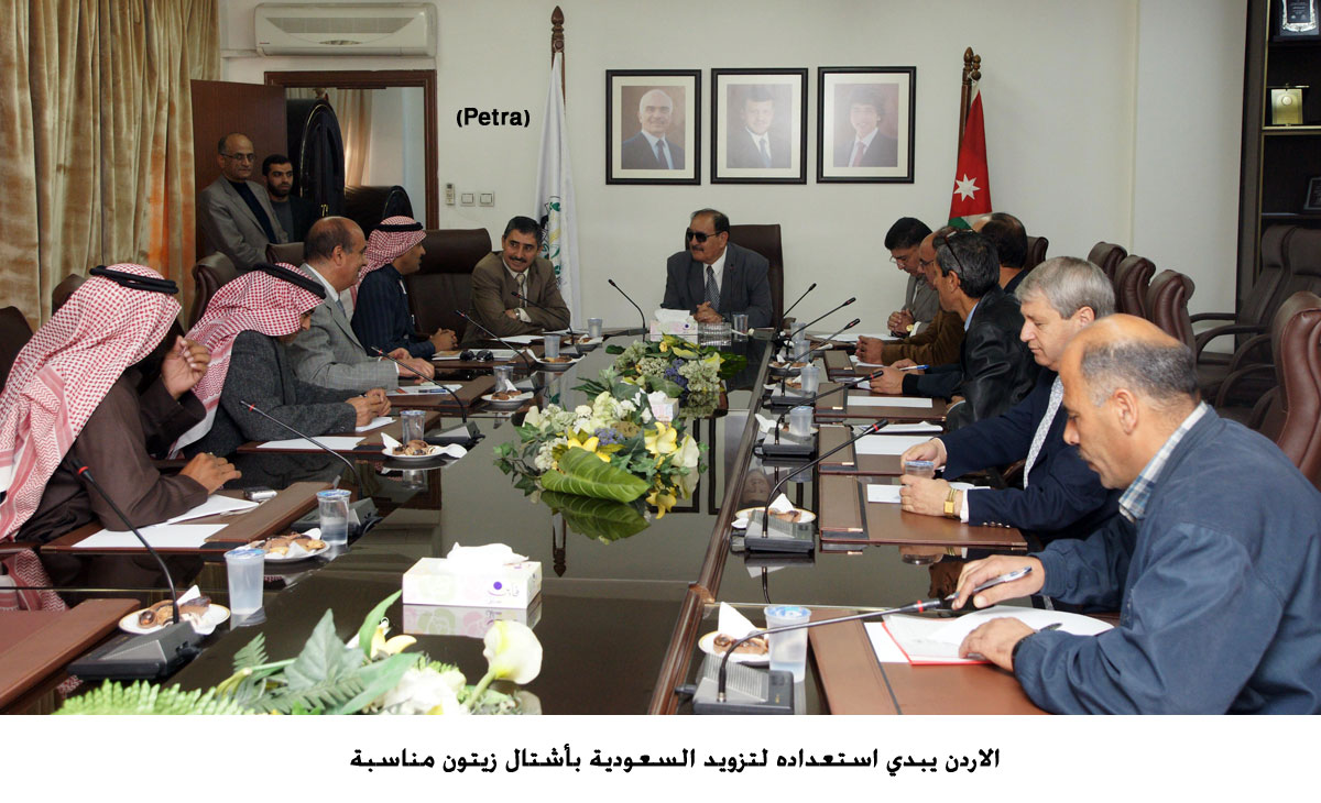 الاردن يبدي استعداده لتزويد السعودية بأشتال زيتون مناسبة