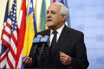 مراقب فلسطين بالامم المتحدة يأمل بتطبيق بنود اتفاق التهدئة