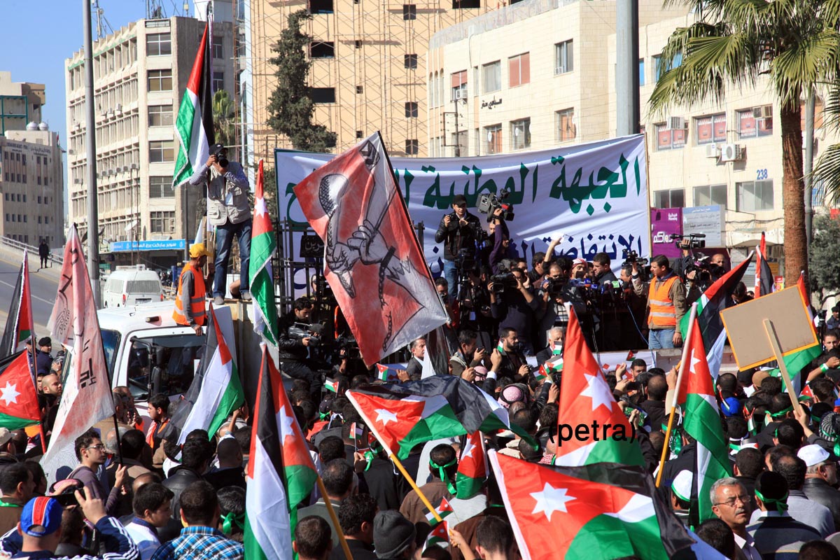 اعتصام سلمي قرب دوار الداخلية للمطالبة بالاصلاح