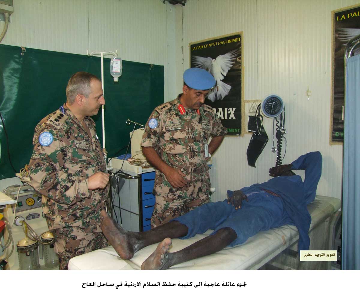 لجوء عائلة عاجية الى كتيبة حفظ السلام الاردنية في ساحل العاج