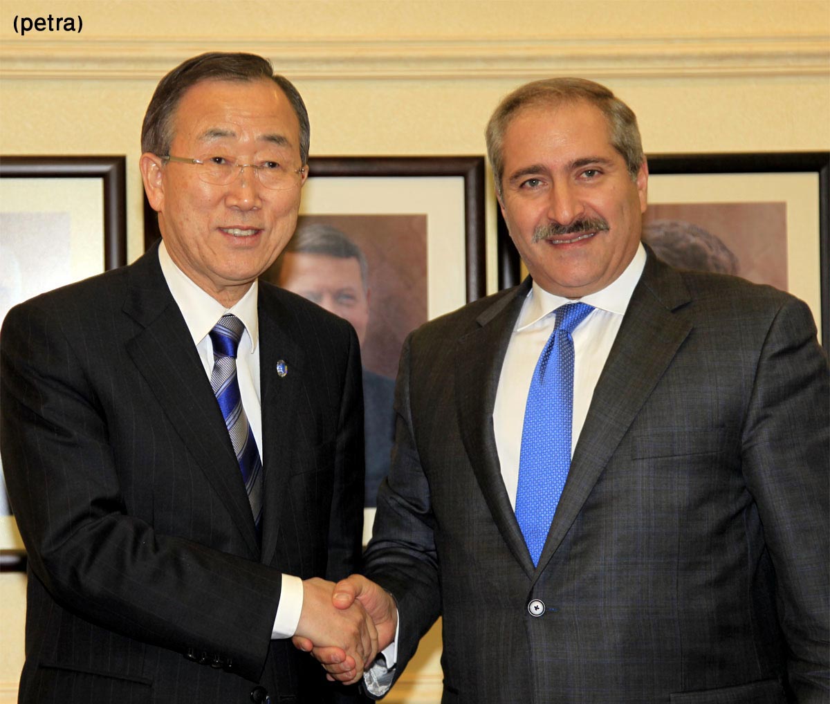 وزير الخارجية يجري مباحثات مع الامين العام للأمم المتحدة