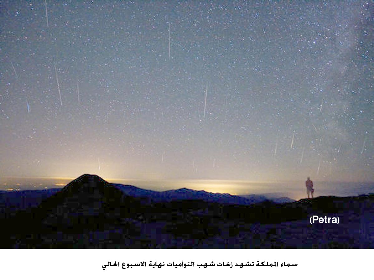 سماء المملكة تشهد زخات شهب التوأميات نهاية الاسبوع الحالي