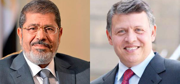 الملك يتلقى اتصالا هاتفيا من الرئيس المصري