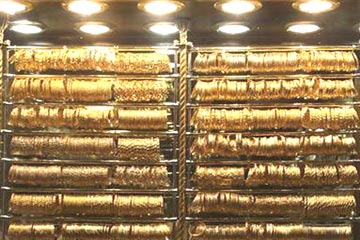 25ر34 دينار سعر غرام الذهب في السوق المحلية