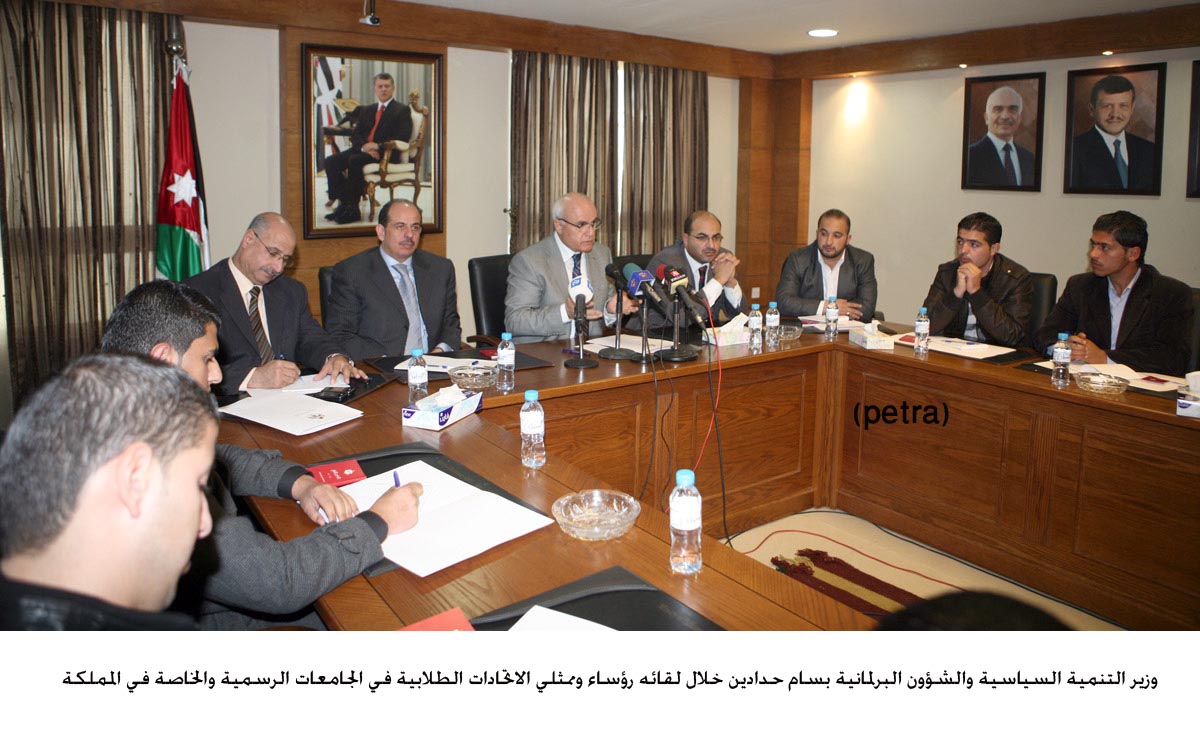 حدادين: الاردن مقبل على مرحلة انفراج سياسي كبير