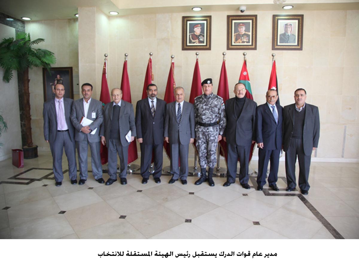 مدير عام قوات الدرك يستقبل رئيس الهيئة المستقلة للانتخاب