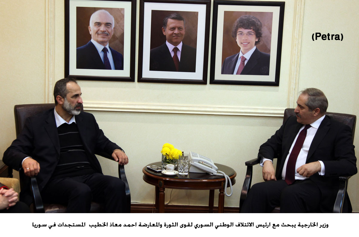 وزير الخارجية يبحث مع الائتلاف الوطني السوري المستجدات في سوريا