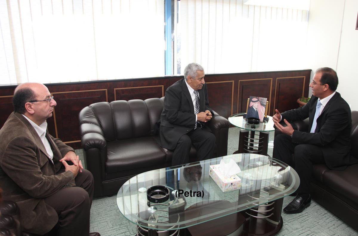 النسور يزور وكالة الانباء الاردنية ويؤكد اهمية رسالتها الاعلامية