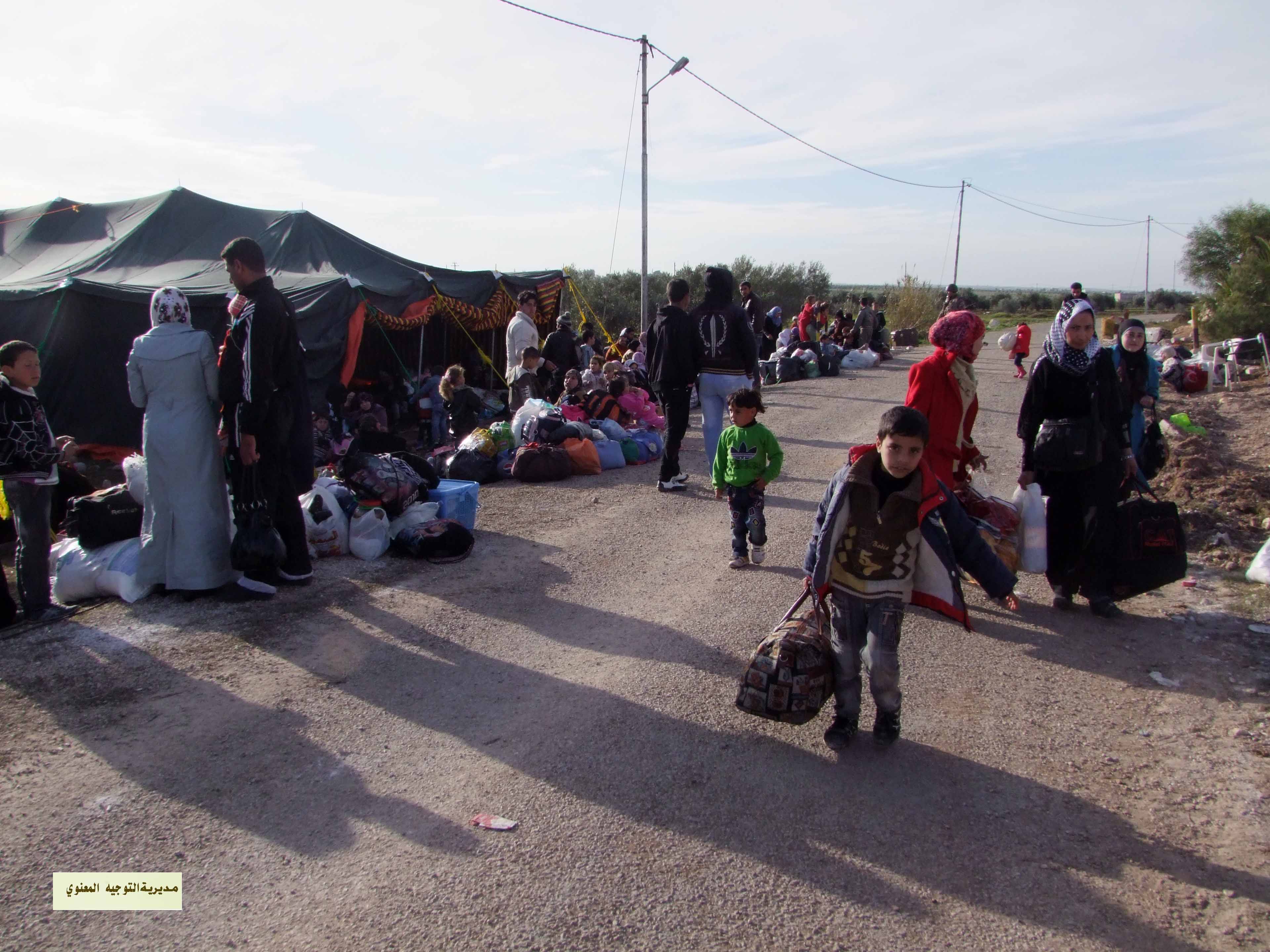 حرس الحدود : 2628 لاجئا سوريا عبروا الحدود خلال ال 24 ساعة الماضية