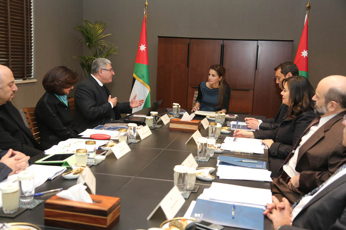 الملكة تترأس الاجتماع السنوي لمجلس أمناء نهر الاردن
