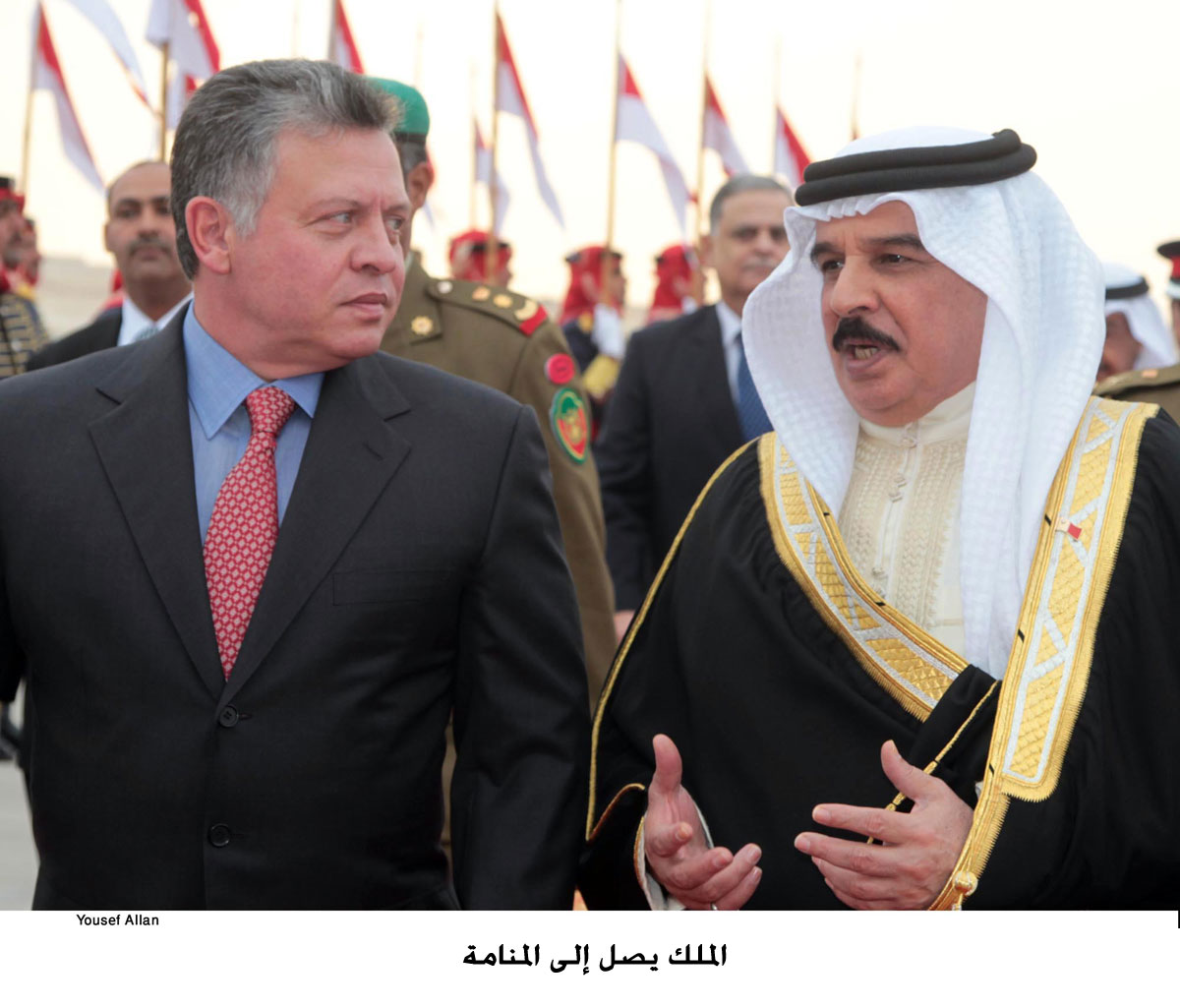 الملك يصل إلى المنامة