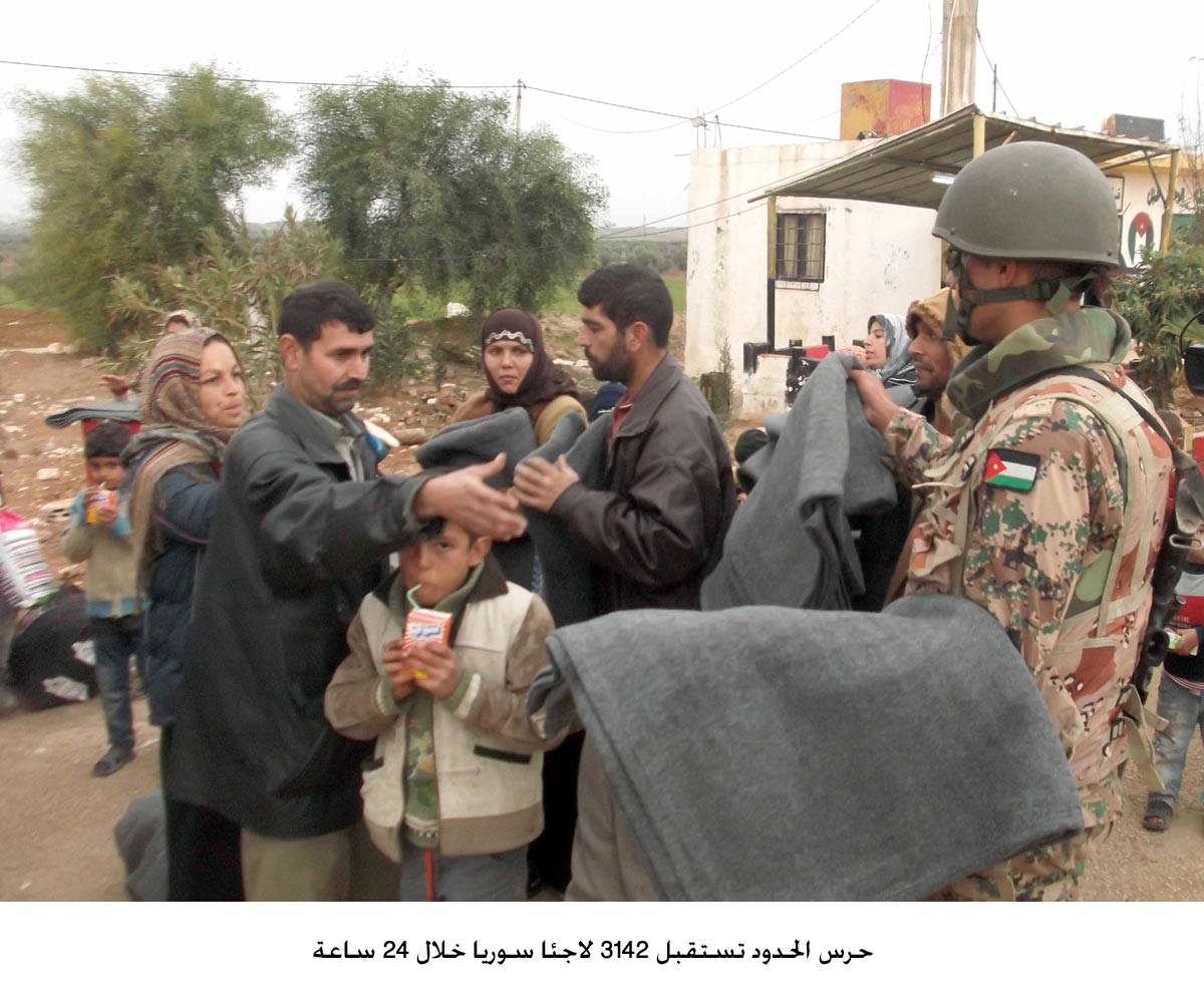 حرس الحدود تستقبل 3142 لاجئا سوريا خلال 24 ساعة