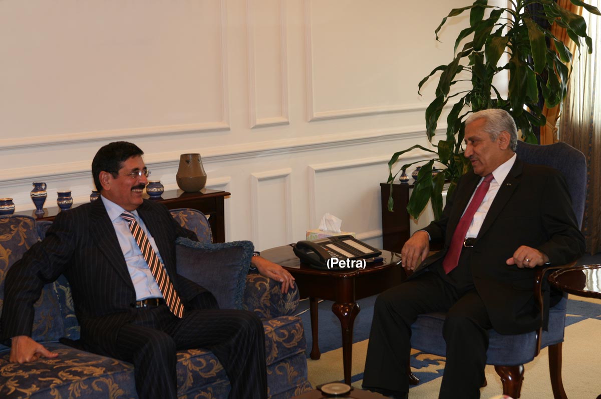 النسور يستقبل وزير الثقافة والفنون والتراث القطري