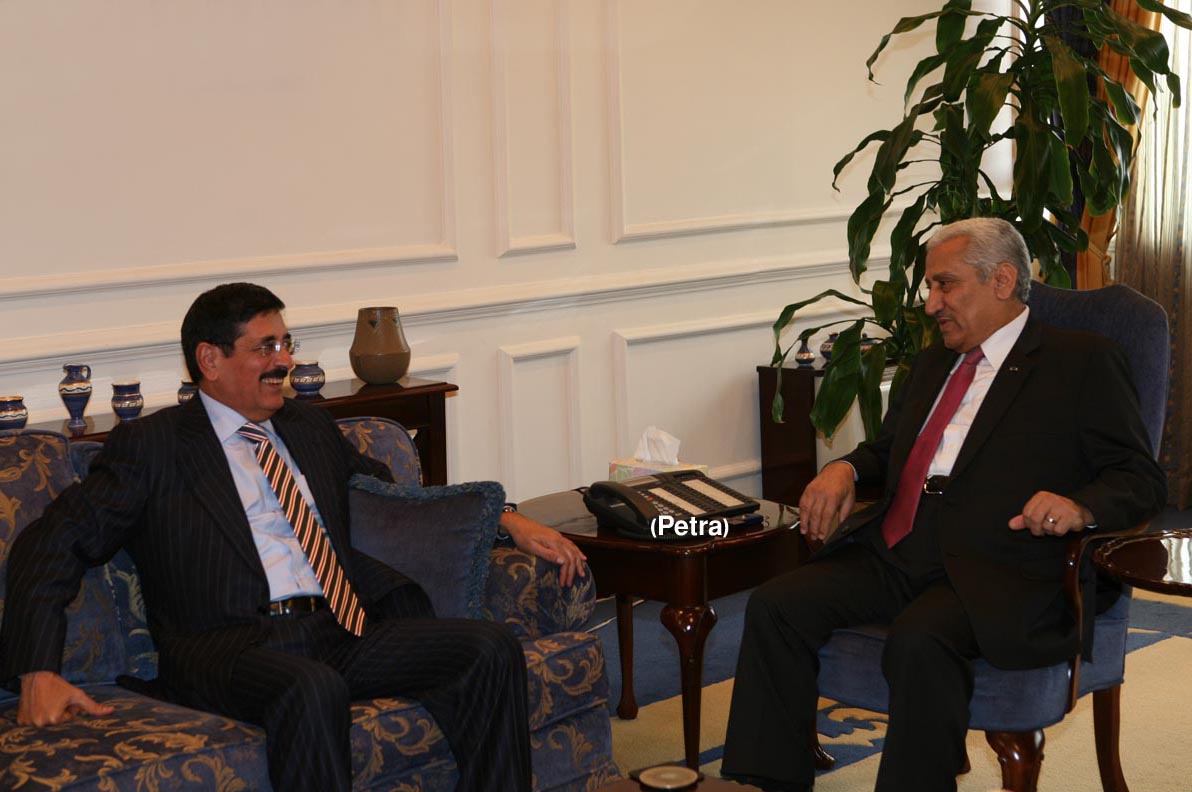 النسور يستقبل وزير الثقافة والفنون والتراث القطري