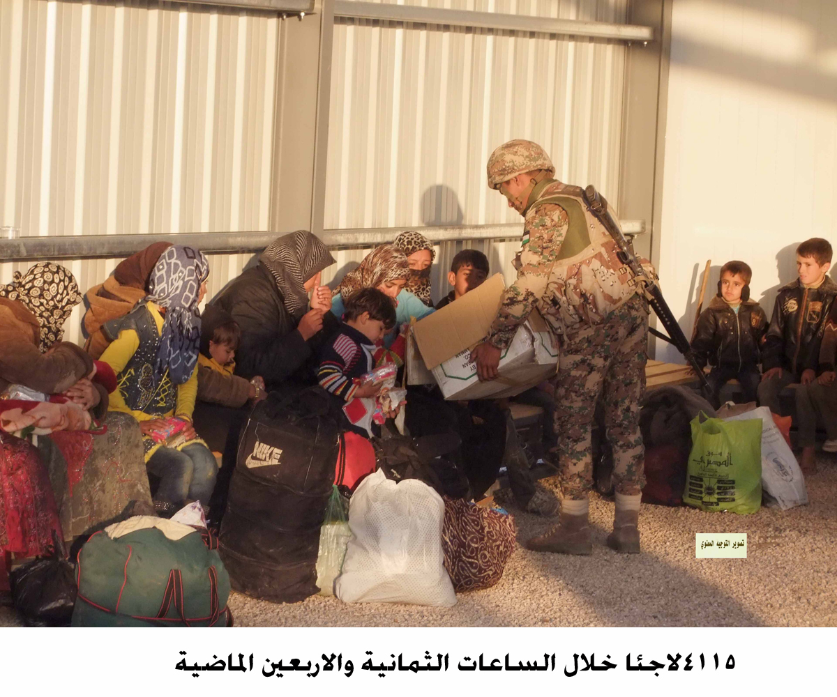 4115لاجئا خلال الساعات الثمانية والاربعين الماضية