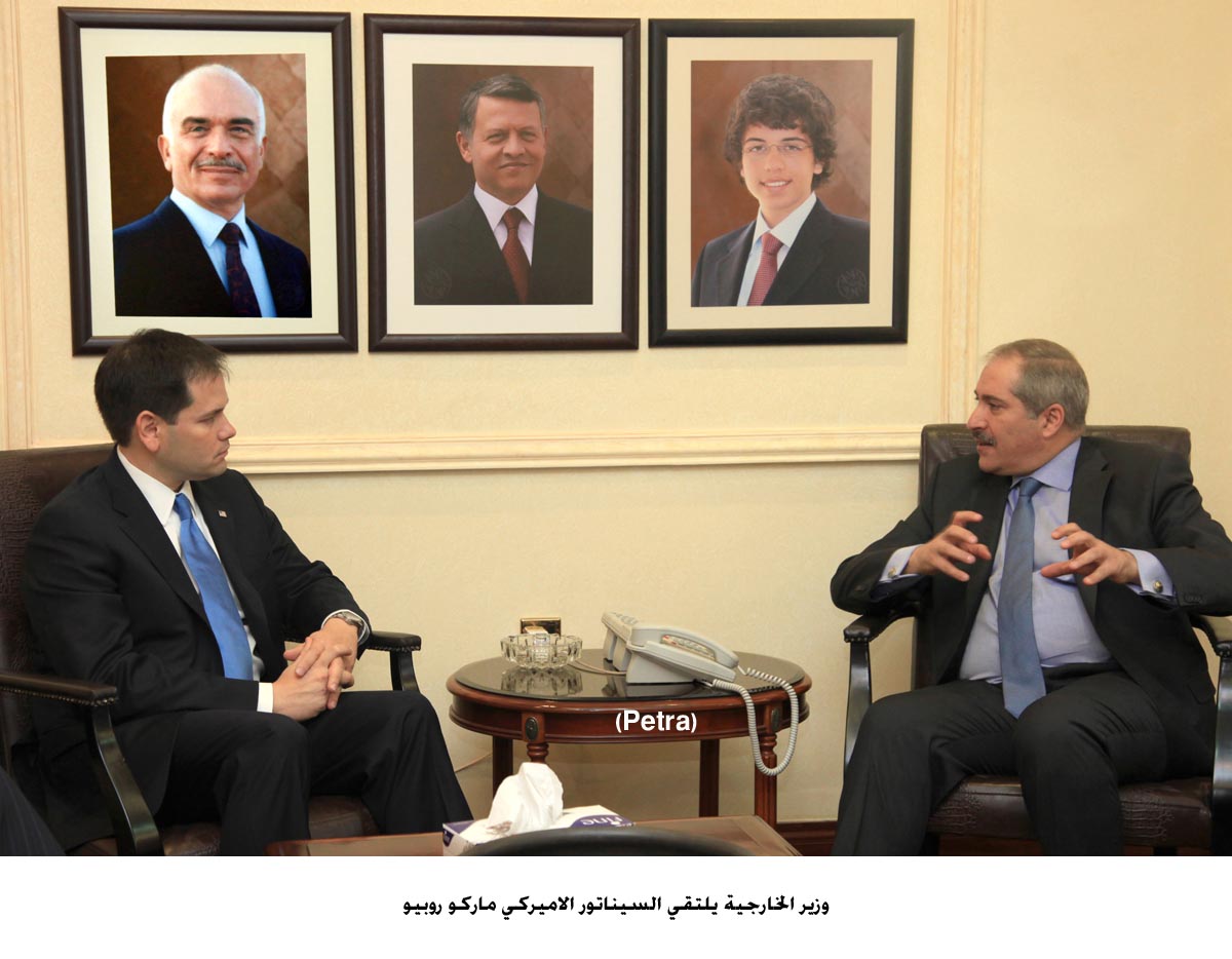 وزير الخارجية يلتقي السيناتور الاميركي ماركو روبيو
