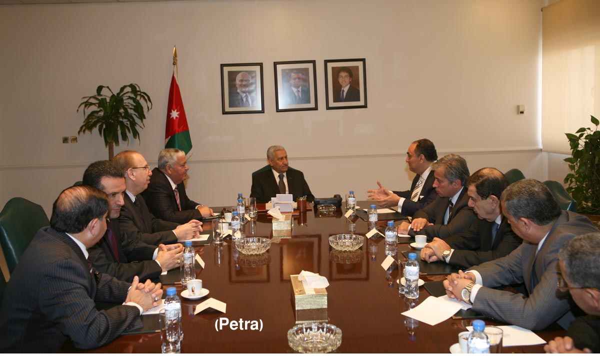 النسور يلتقي رئيس مجلس ادارة مجموعة عامر